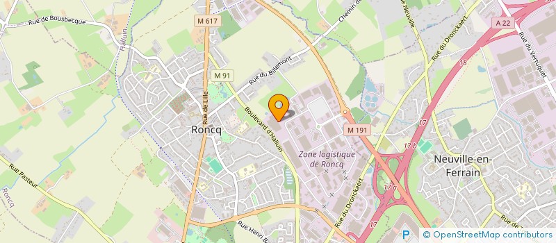 localisation de l'entreprise MIR à RONCQ