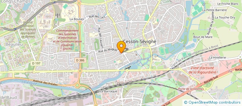 localisation de l'entreprise MIR à CESSON-SEVIGNE