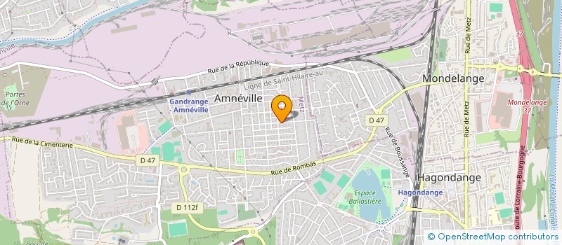 localisation de l'entreprise MIR BARDAGE  AMNEVILLE