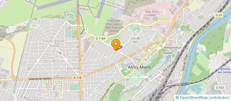 localisation de l'entreprise MIR BAT à ATHIS-MONS