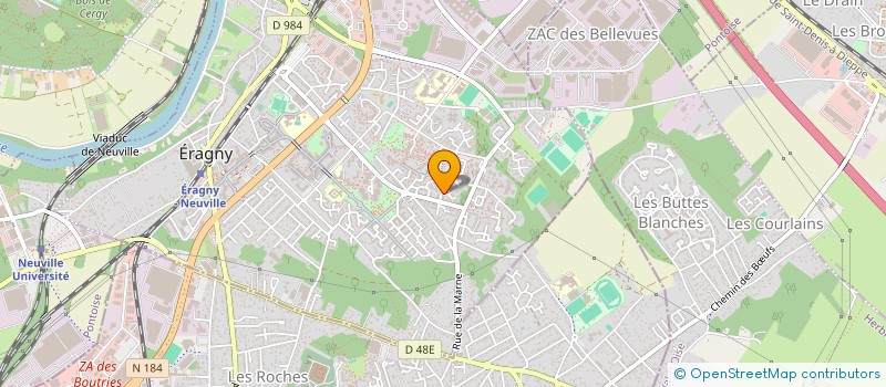 localisation de l'entreprise MIR BAT  ERAGNY