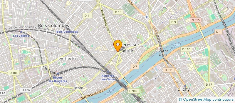 localisation de l'entreprise MIR EMARATI CAPITAL  ASNIERES-SUR-SEINE