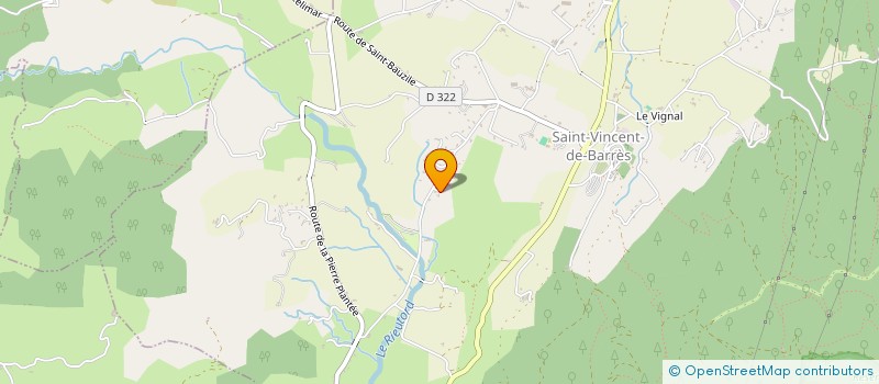 localisation de l'entreprise MIR ET CE  SAINT-VINCENT-DE-BARRES