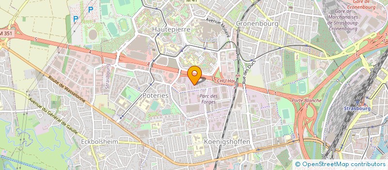 localisation de l'entreprise MIR GROUPE à STRASBOURG