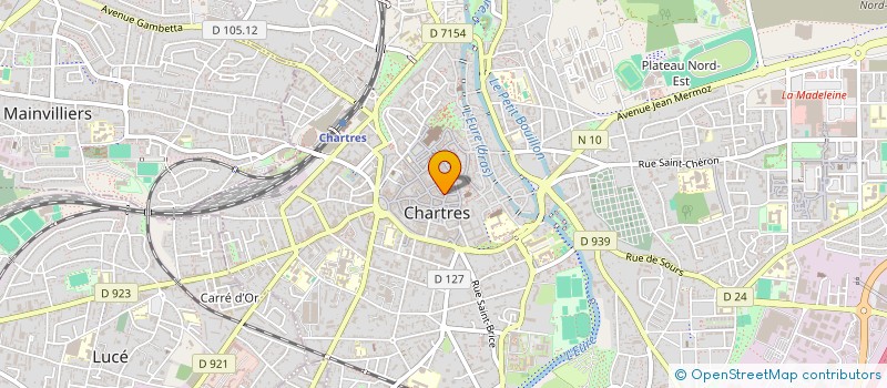localisation de l'entreprise MIR-SIDOROFF BET à CHARTRES