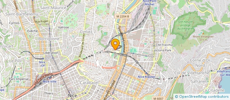 localisation de l'entreprise MIRA à NICE