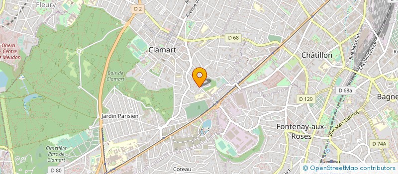 localisation de l'entreprise MIRA à CLAMART