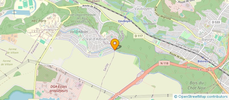 localisation de l'entreprise MIRA  SACLAY