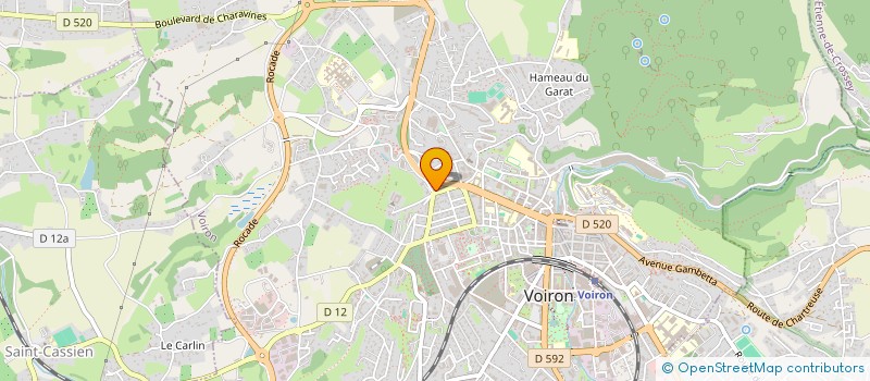 localisation de l'entreprise MIRA à VOIRON