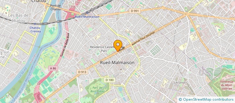 localisation de l'entreprise MIRA à RUEIL MALMAISON