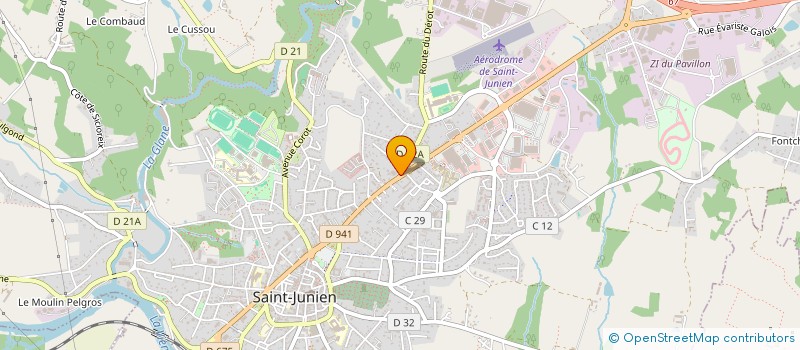 localisation de l'entreprise MIRA à SAINT-JUNIEN