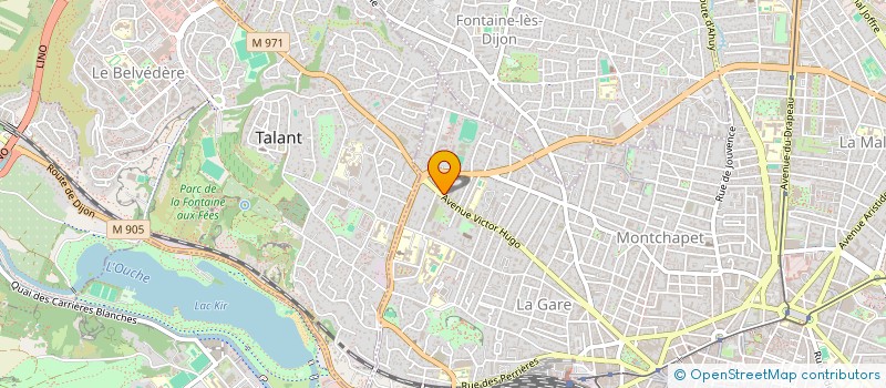 localisation de l'entreprise MIRA à DIJON