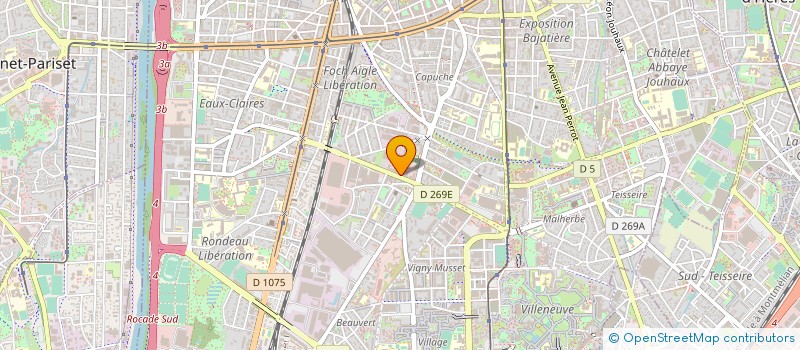 localisation de l'entreprise MIRA ASSURANCES à GRENOBLE