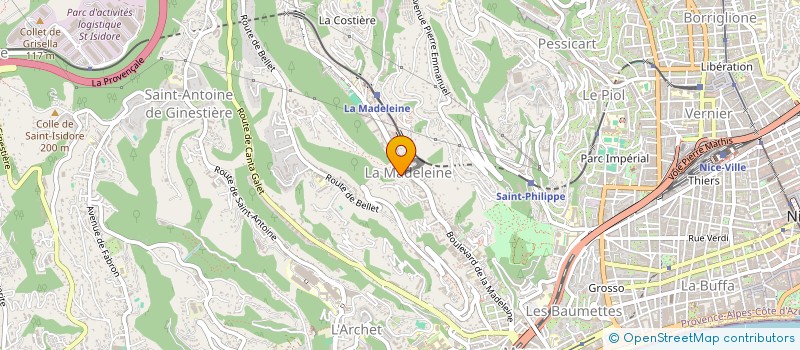 localisation de l'entreprise MIRA BATIMENT à NICE