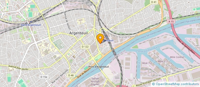 localisation de l'entreprise MIRA  BIO  ARGENTEUIL