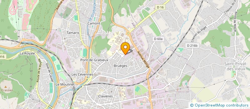 localisation de l'entreprise MIRA FRERES COULEURS D ANTAN  ALES