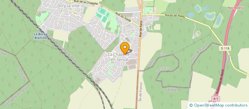 localisation de l'entreprise MIRA J  LA CHAPELLE-EN-SERVAL