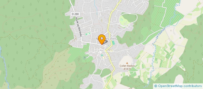 localisation de l'entreprise MIRA - LHUILLIER  NANS-LES-PINS