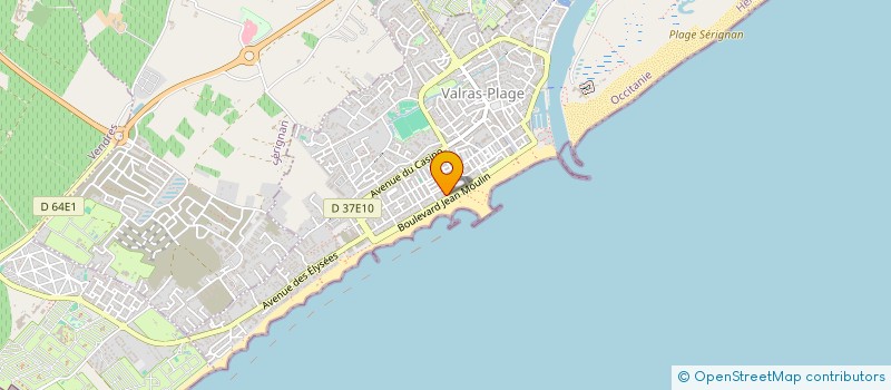 localisation de l'entreprise MIRA MAR  VALRAS-PLAGE