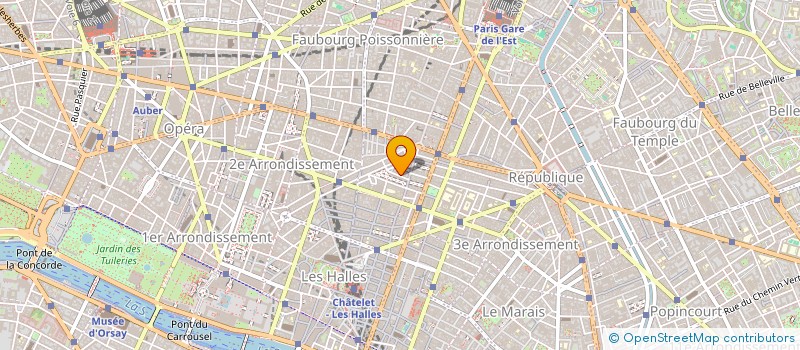 localisation de l'entreprise MIRA MODE à PARIS