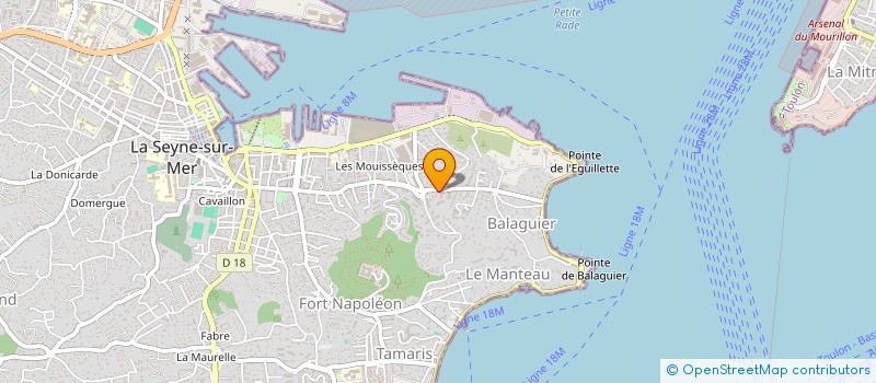 localisation de l'entreprise MIRA OPTIQUE à LA SEYNE-SUR-MER