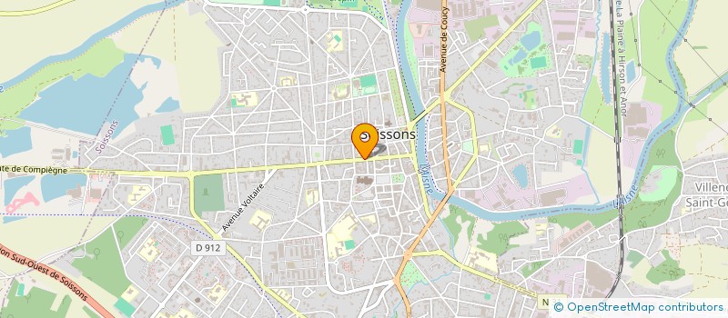 localisation de l'entreprise MIRA PIZZA  SOISSONS