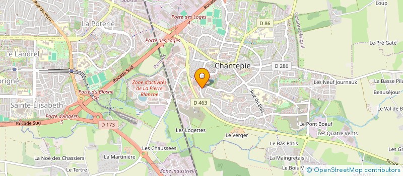 localisation de l'entreprise MIRA RH  CHANTEPIE