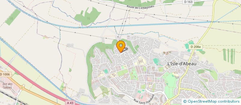 localisation de l'entreprise MIRA SERVICES  L'ISLE-D'ABEAU