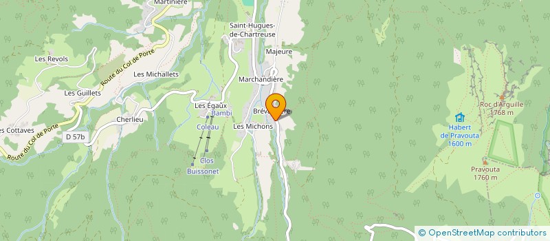 localisation de l'entreprise MIRA-TONY  SAINT-PIERRE-DE-CHARTREUSE