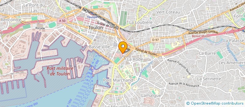 localisation de l'entreprise MIRABEAU 13  TOULON