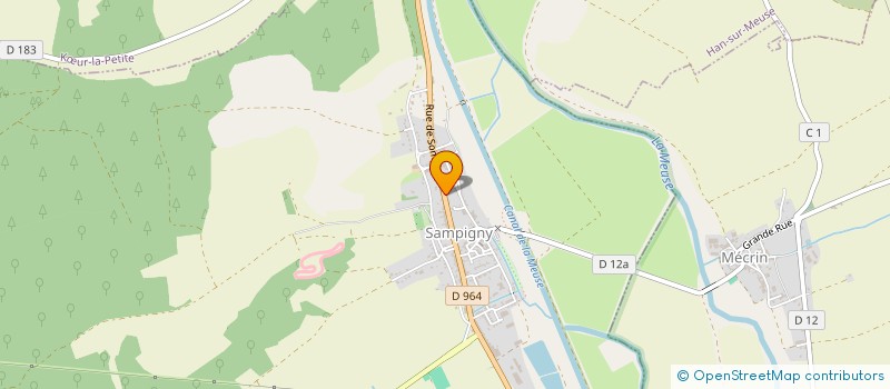 localisation de l'entreprise MIRABEAU à SAMPIGNY