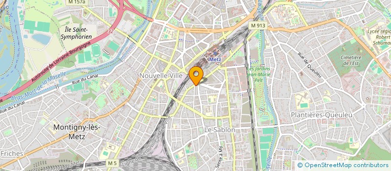 localisation de l'entreprise MIRABEAU  METZ