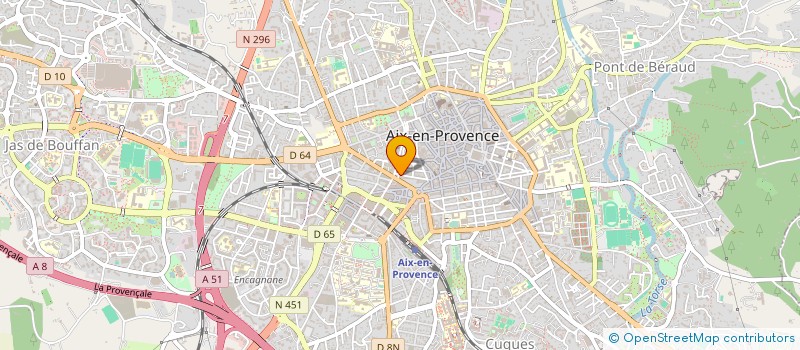 localisation de l'entreprise MIRABEAU DISTRIBUTION à AIX-EN-PROVENCE