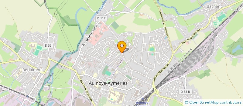 localisation de l'entreprise MIRABEAU DISTRIBUTION à AULNOYE-AYMERIES