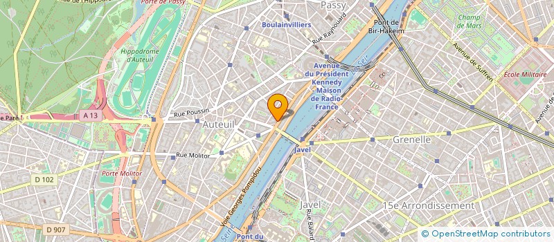 localisation de l'entreprise MIRABEAU FINANCE  PARIS