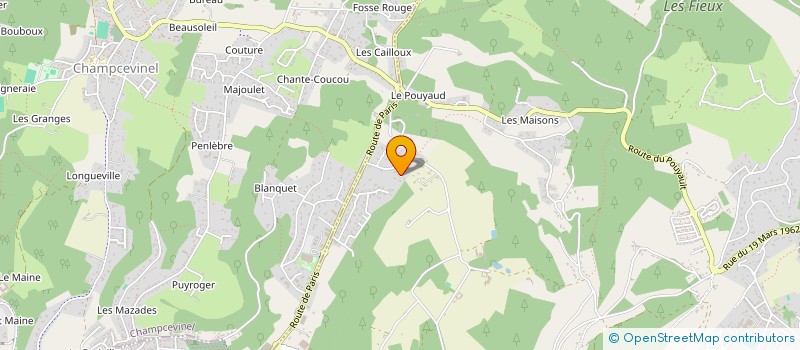 localisation de l'entreprise MIRABEAU HOTEL  TRELISSAC