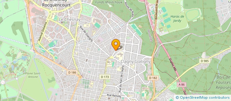 localisation de l'entreprise MIRABEAU IMMOBILIER à VERSAILLES