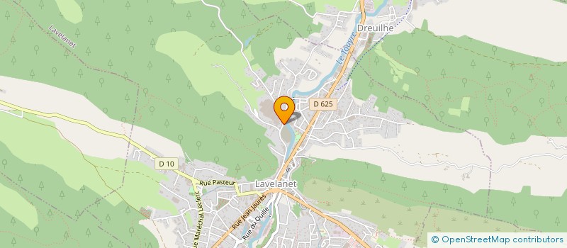 localisation de l'entreprise MIRABEAU SA à LAVELANET