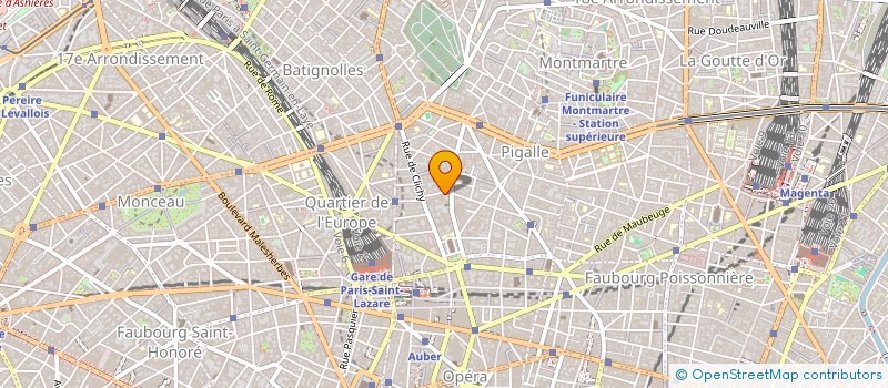 localisation de l'entreprise MIRABEAU SNC  PARIS