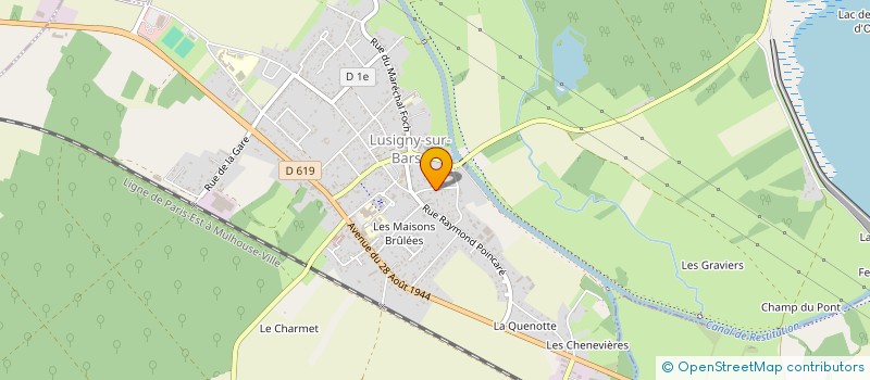 localisation de l'entreprise MIRABEL  LUSIGNY-SUR-BARSE