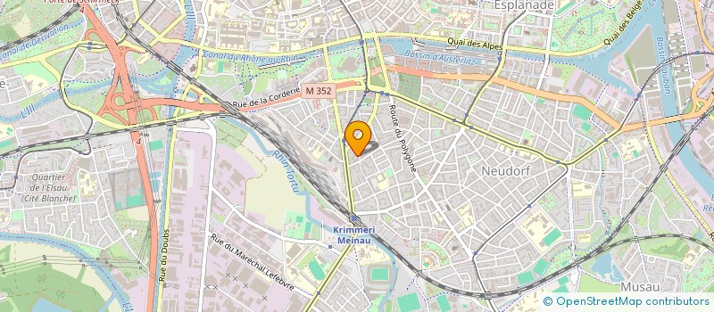localisation de l'entreprise MIRABEL à STRASBOURG