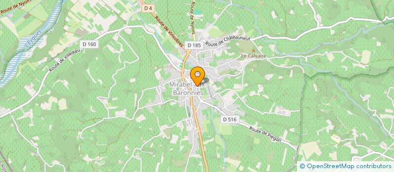 localisation de l'entreprise MIRABEL  MIRABEL-AUX-BARONNIES