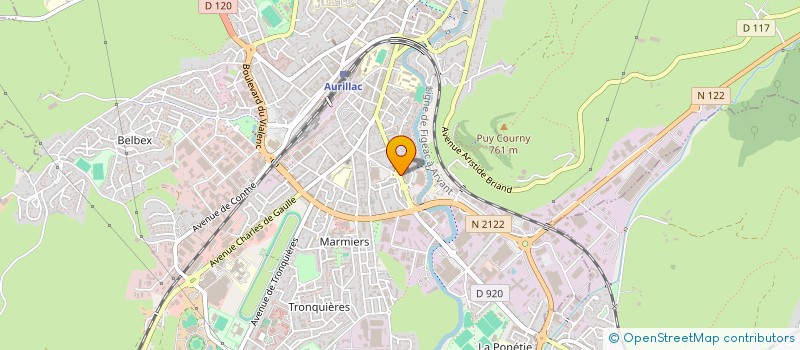 localisation de l'entreprise MIRABELAR à AURILLAC