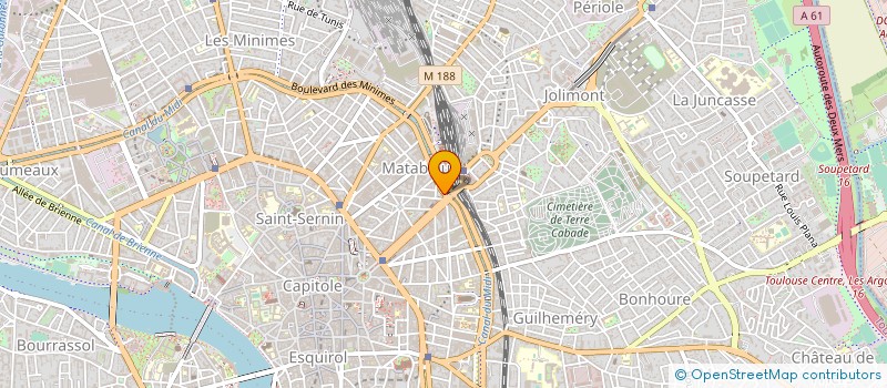 localisation de l'entreprise MIRABELLA à TOULOUSE