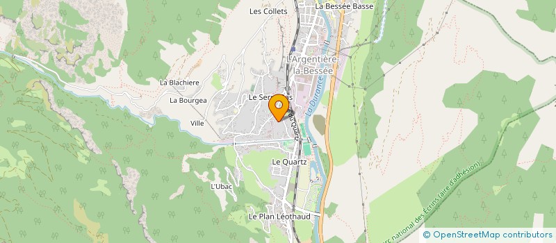 localisation de l'entreprise MIRABELLA  L'ARGENTIERE-LA-BESSEE