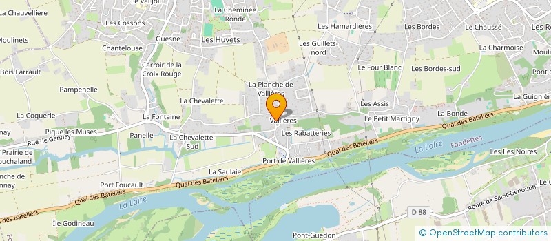 localisation de l'entreprise MIRABELLE à FONDETTES