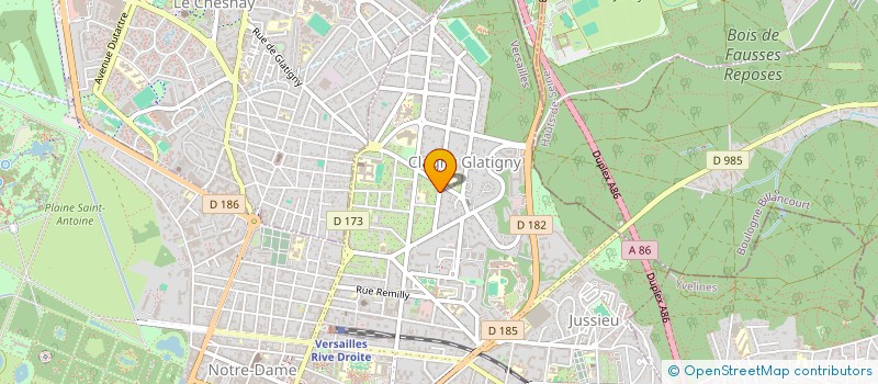 localisation de l'entreprise MIRABELLE à VERSAILLES