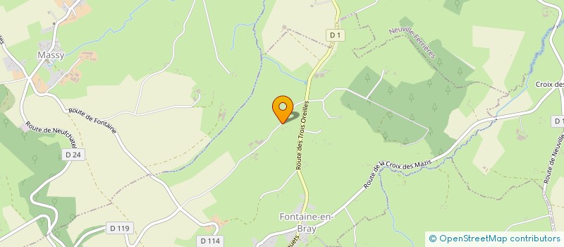 localisation de l'entreprise MIRABELLE  FONTAINE-EN-BRAY