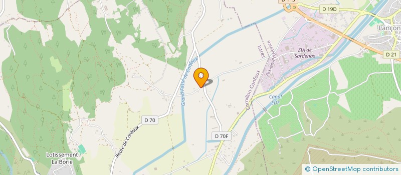 localisation de l'entreprise MIRABELLE CORNILLON à CORNILLON-CONFOUX