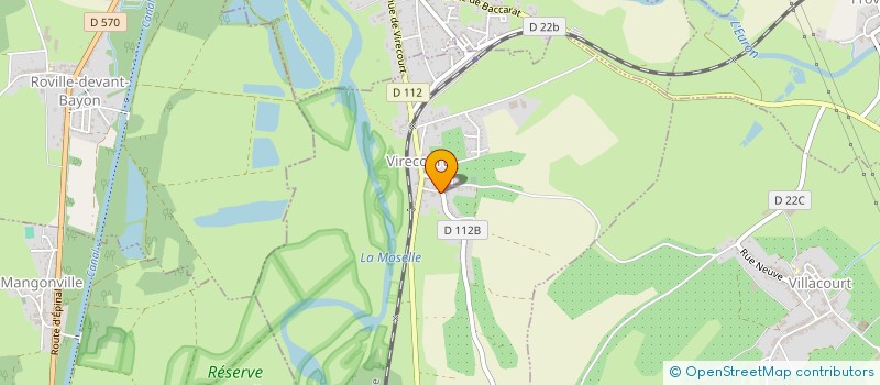 localisation de l'entreprise MIRABELLE HABITAT  VIRECOURT